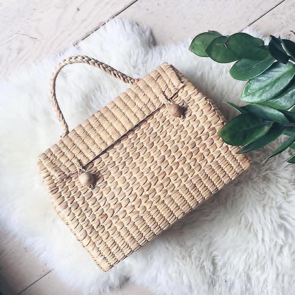 Weaving Gold Out of the Water: Water Hyacinth Handbag