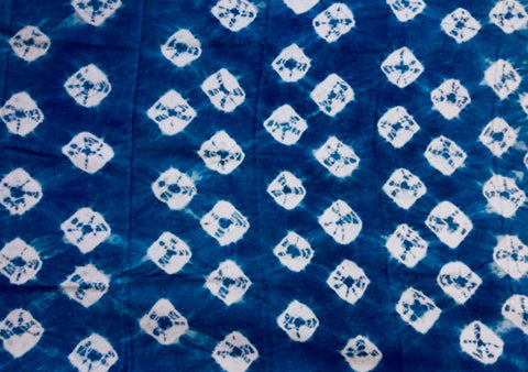 Indigo dyed scarf pattern C