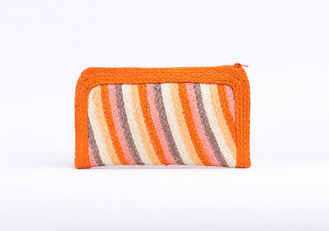 Bangkok Craft - Sisal Wallet Bag (Orange)