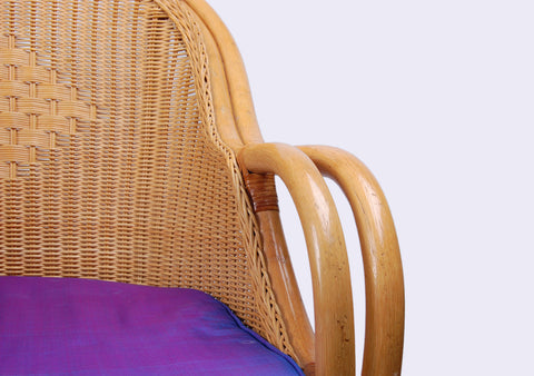 BangSai - Purple Rattan Chair